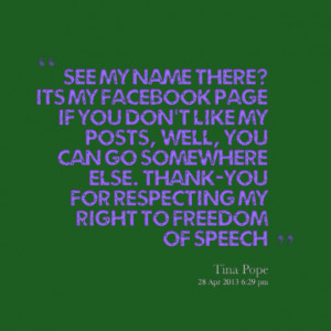Quotes Picture: see my name there? its my facebook page if you don't ...