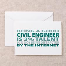 Good Civil Engineer Greeting Cards (Pk of 20) for