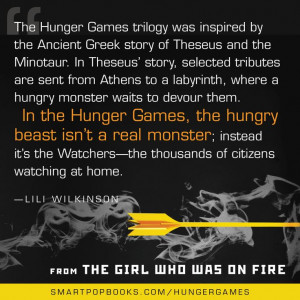 Hunger Games trilogy, from THE GIRL WHO WAS ON FIRE #YAbooks #quotes ...