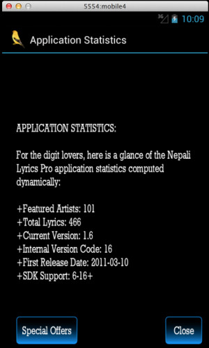 Nepali Lyrics Pro - screenshot