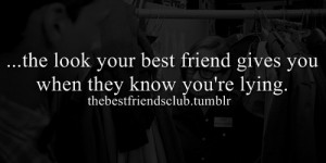 best friend, lying, look, friendship