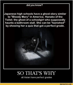did you know?Japanese high schools have a ghost story similar to ...