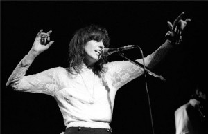 Chrissie Hynde of The Pretenders performing at Irving Plaza in NYC on ...