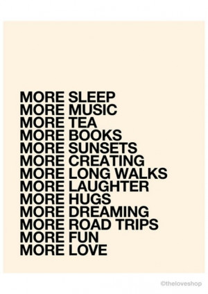 More of the positive things in life...