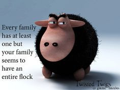 every family has at least one but your family seems to have an entire ...