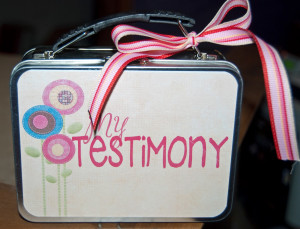 This was the first handout we made for them to put in their lunch box ...