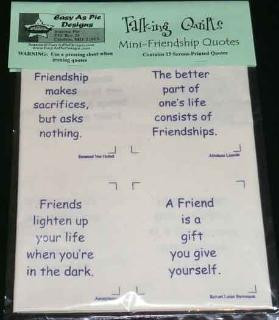 Friendship Quilt Sayings Quotes