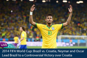Neymar jr, Helps Brasil Defeat Croatia 2 goals