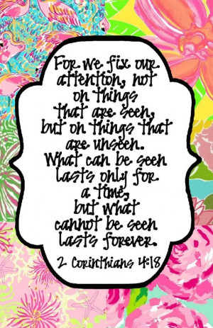 Lilly Pullitzer themed bible quote