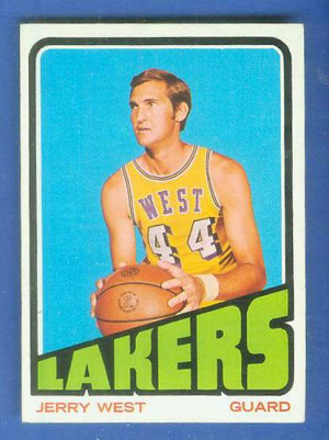 1972-73 Topps Basketball #.75 Jerry West Basketball cards value