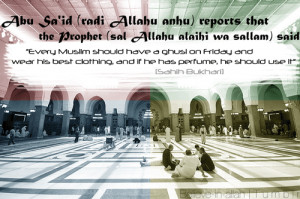 :)Abu Sa’id (radi Allahu anhu) reports that the Prophet (sal ...