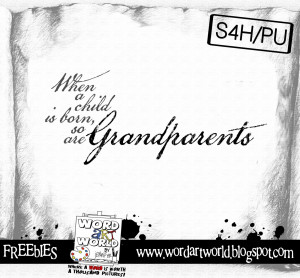 Grandparents---A New Freebie!
