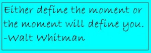 Walt Whitman The Notebook