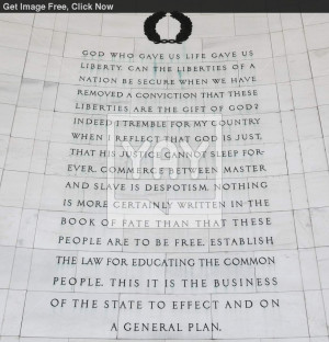 Thomas Jefferson Memorial Quotes