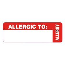 Tabbies Allergic To Wrap Label, 3