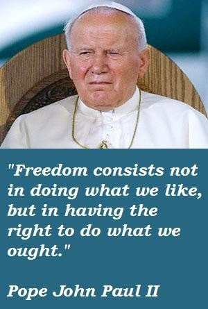 Pope john paul ii famous quotes 4