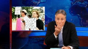 jon stewart russian meteor fiscal cliff jon stewart still married