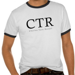 CTR - Charles Taze Russell Camisetas
