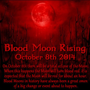 ... blood moon” is coming Oct. 8. Just check out the NASA video above