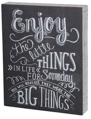 ... chalkboard, this wooden wall art features a box frame design with