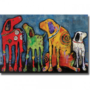 Jenny Foster 'Best Friends' Canvas Art Sale: $142.19 - $185.39 $178.99 ...