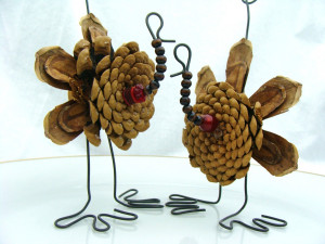 Turkey Place Card Holders Cute Thanksgiving Sayings