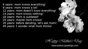 short funny messages mother's day