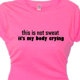 CRYING Fitness T-Shirt, Message t-shirt, Girls Women's Apparel, Quotes ...