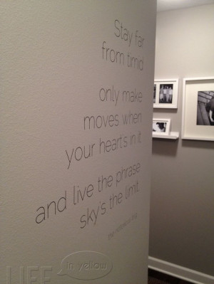 Notorious BIG wall decal quote