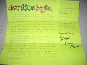 letter for my future beau. Click the clip to enlarge. ☺