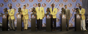 ... provides prime time emotion to Pro Football Hall of Fame inductions