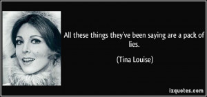 Tina Louise Quotes