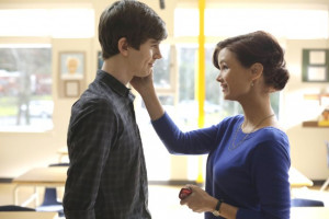 ... of Freddie Highmore and Keegan Connor Tracy in Bates Motel (2013
