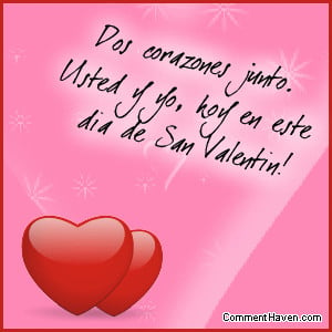 Spanish Valentines Day Comments