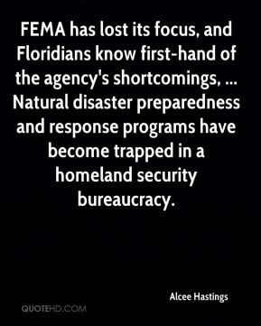 ... disaster preparedness and response programs have become trapped in a