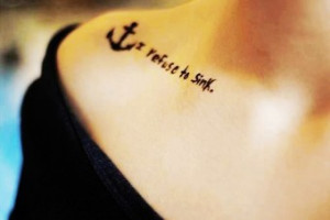 Short Love Quote Tattoos Black For Women