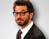 Rain reminds me of Al Madrigal, so I just imagine the daily show with ...