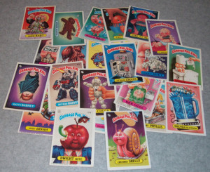 ... Gross Garbage Pail Kids GPK 100 Sticker Lot Cards 1980s Retro Hipster