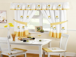 Yellow Kitchen Curtains...