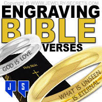 Engraving Quotes, Sayings and Phrases inside rings is nothing new. I ...