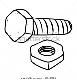 stock-vector-nut-and-bolt-cartoon-vector-and-illustration-black-and ...