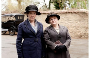 Mrs Hughes and Mrs Patmore.