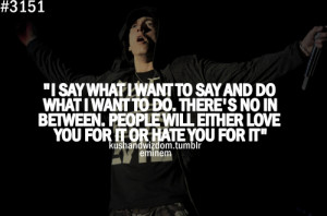 Most popular tags for this image include: eminem, hate, quotes, love ...