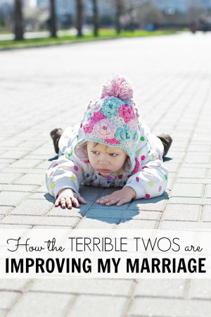 How the terrible twos are improving my marriage - Cloudy, With a ...