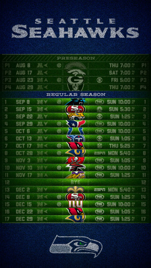 Seahawks 2013 Schedule