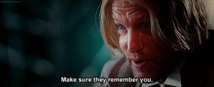 ... hunger games, hunger games gif, mentor, remember, hunger games quotes