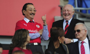 Vincent Tan before Cardiff City 39 s home match against Newcastle ...