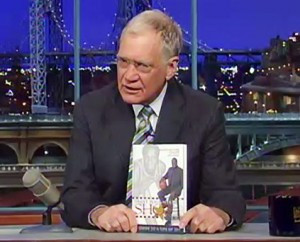David Letterman with Trust Your Next Shot