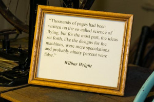 Wilbur Wright Quote on Flying