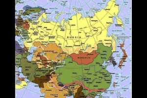 Large Map of Eurasia